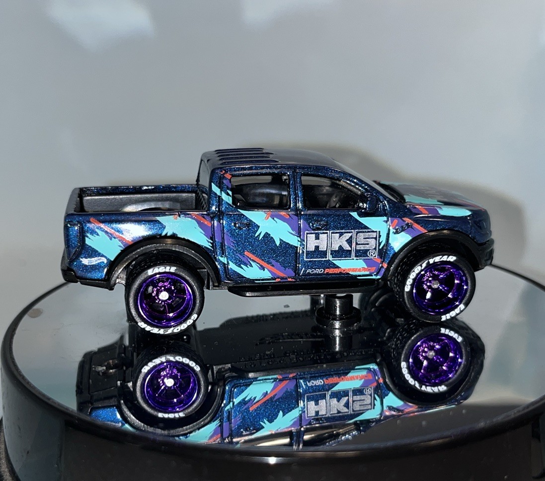 “Custom Made” Hot wheels HKS ‘19 Ford Ranger raptor HKS real riders Added!