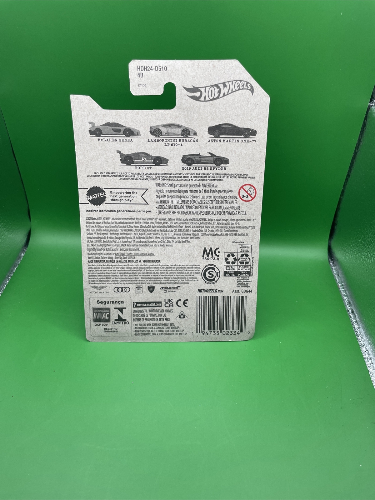 Hot Wheels 2022 HW World Class Racers (United Kingdom) 3/5 Aston Martin One-77