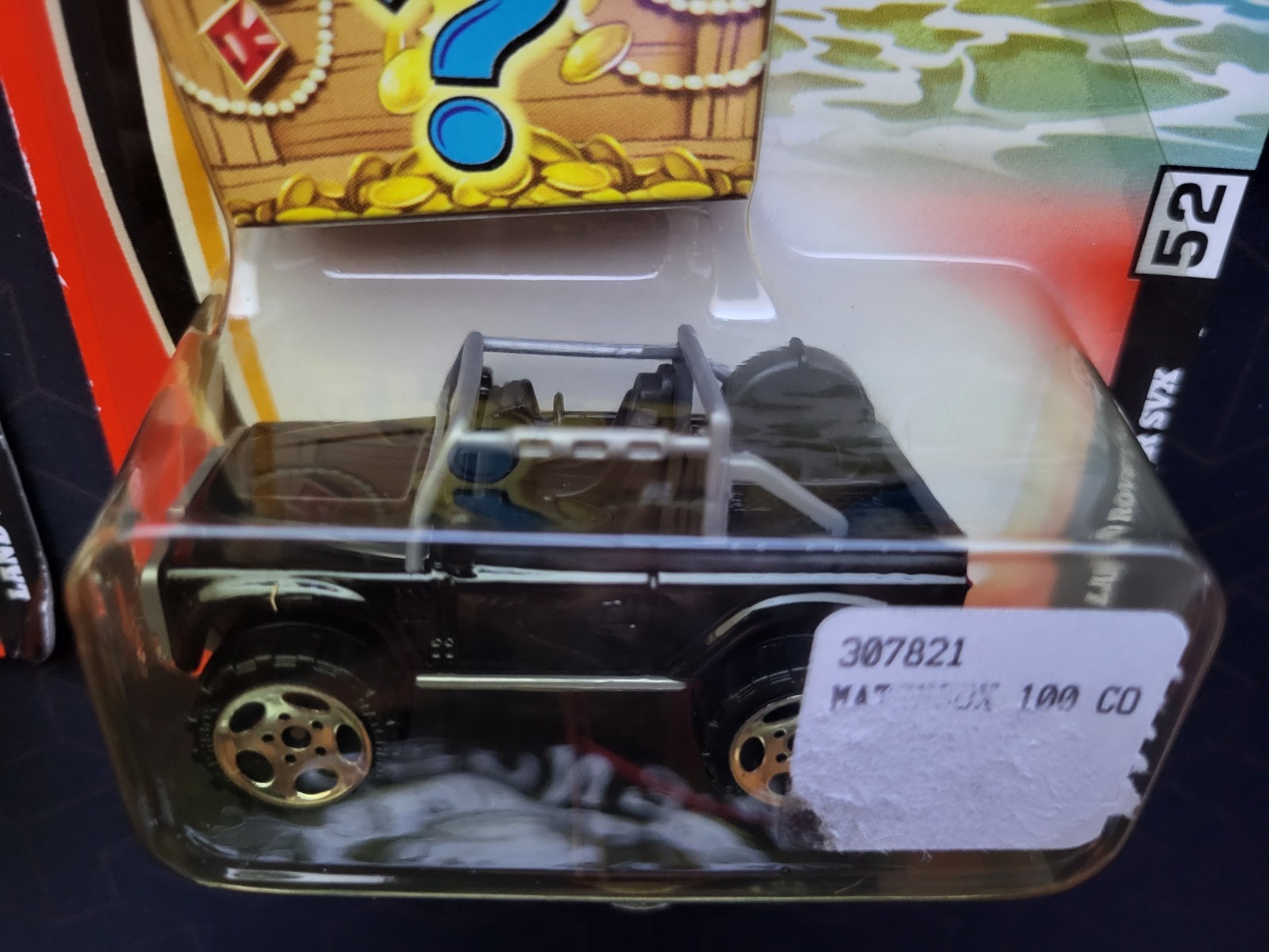 Matchbox Treasure Chest Land Rover SVX Tan #12 / Black #52 SUV (✔️Lot of 2)