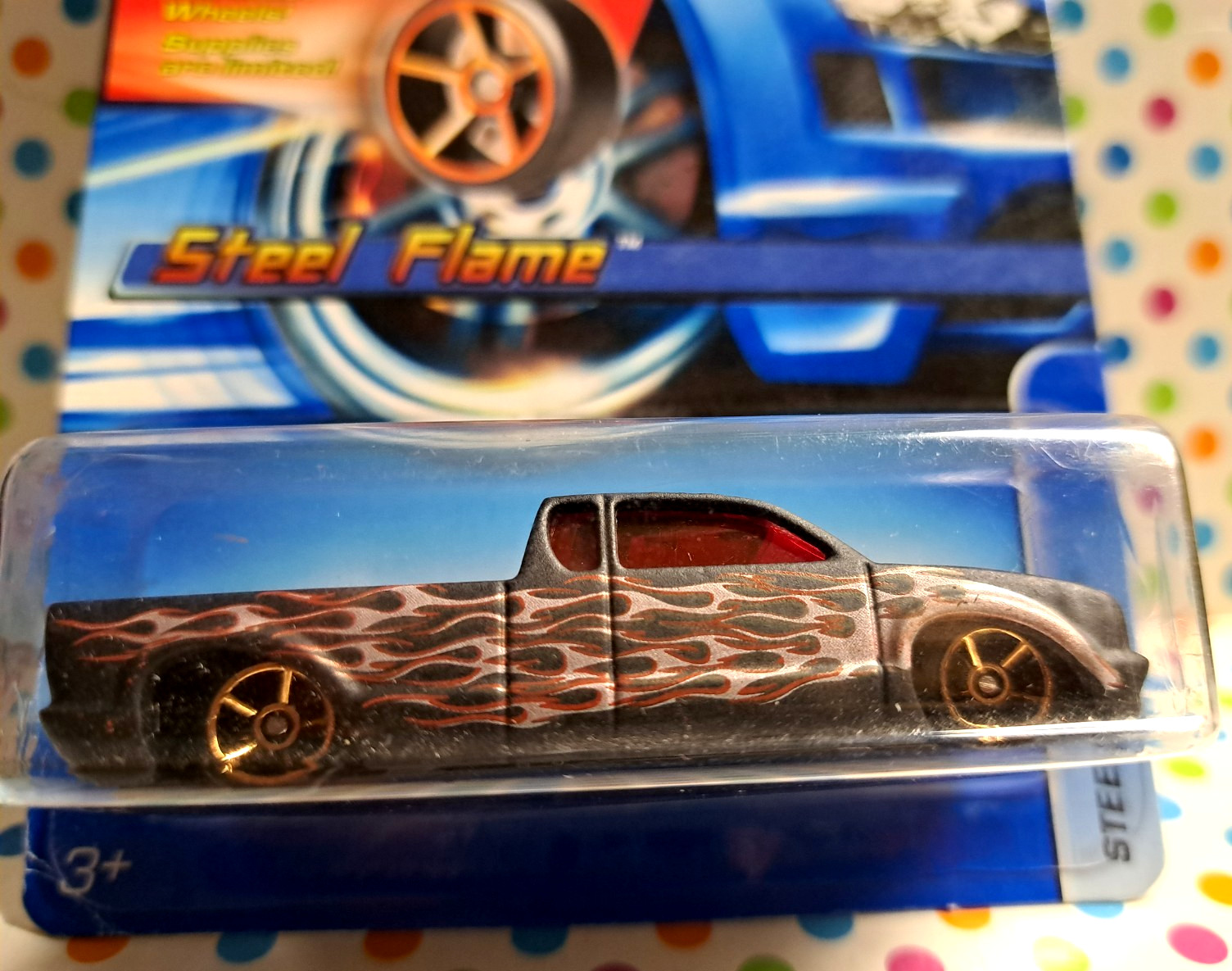 HOT WHEELS 2005 COLLECTOR No 143 FASTER THAN EVER STEEL FLAME NEW