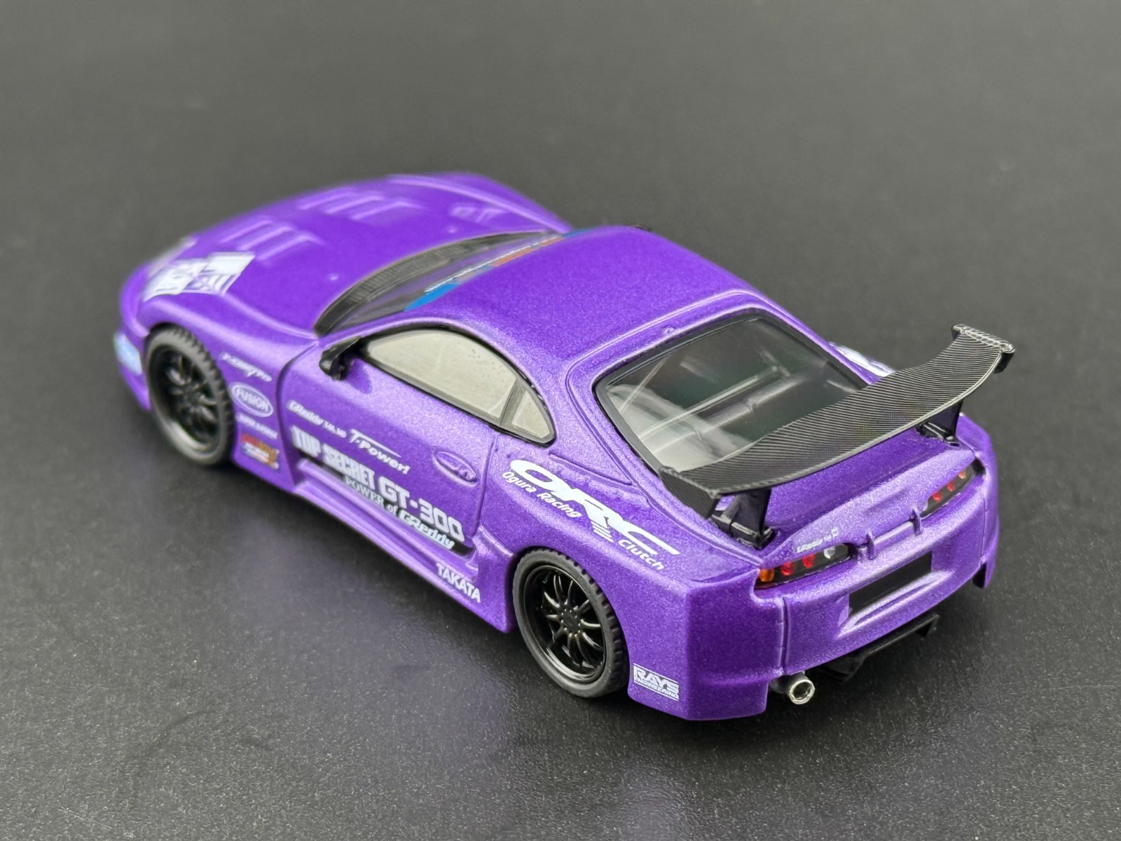 Mini GT Toyota Supra (A80) Top Secret GT-300 Purple #1067 1/64