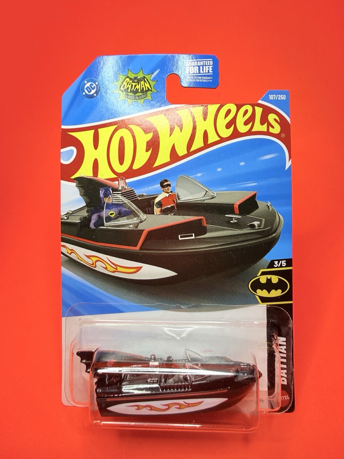 2026 New Hot Wheels 1966 Black Bat Boat Customized Sealed W/ Batman & Robin🔥🔥