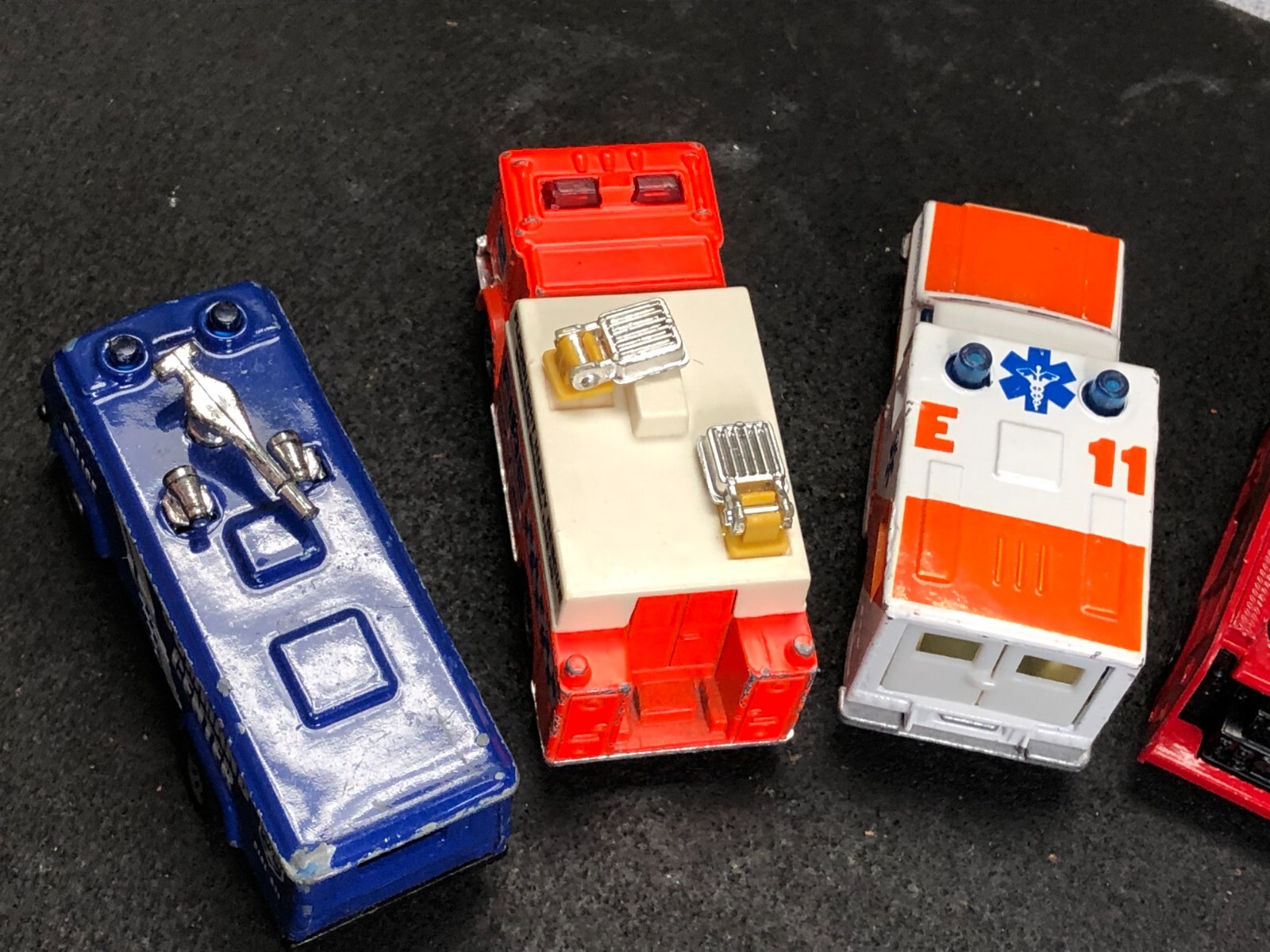 6 VTG Matchbox 1:63 1:69 POLICE/FIRE RESCUE CARS Camaro Z-28 FORD LTD AS-IS