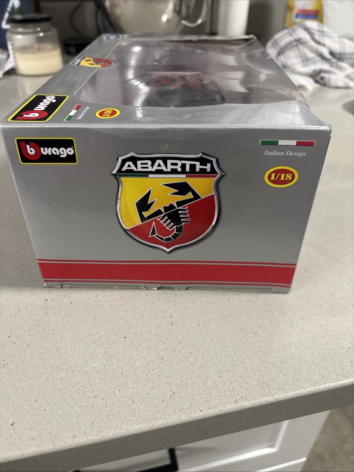 1/18 Abarth 500 ABARTH500 Dealer Officially Licensed Black 2008