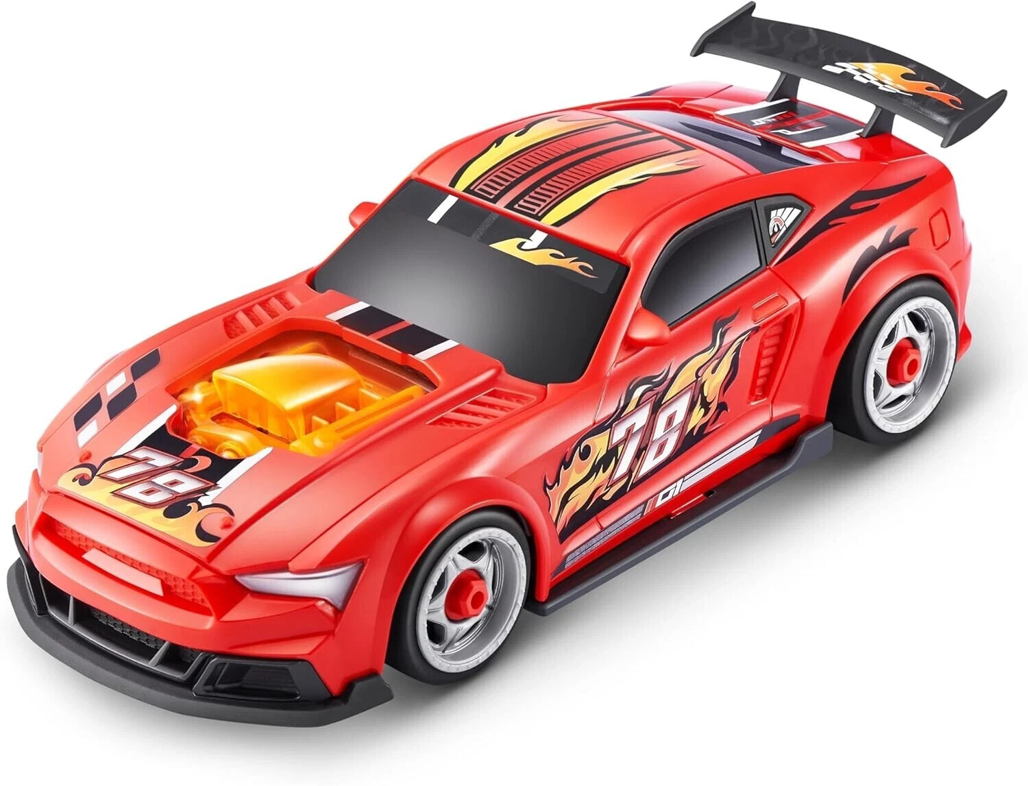 Metal Machines Speed Heroes Red Zuru 20+ Surprises Build Your Car 2 new
