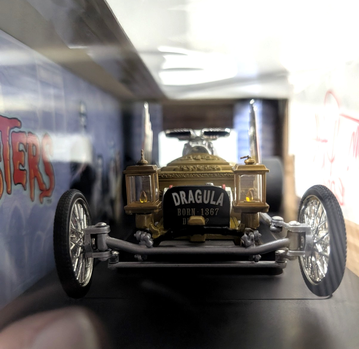 Munsters Dragula Coffin Body Dragster & Photo Signed by Butch Patrick “Eddie”