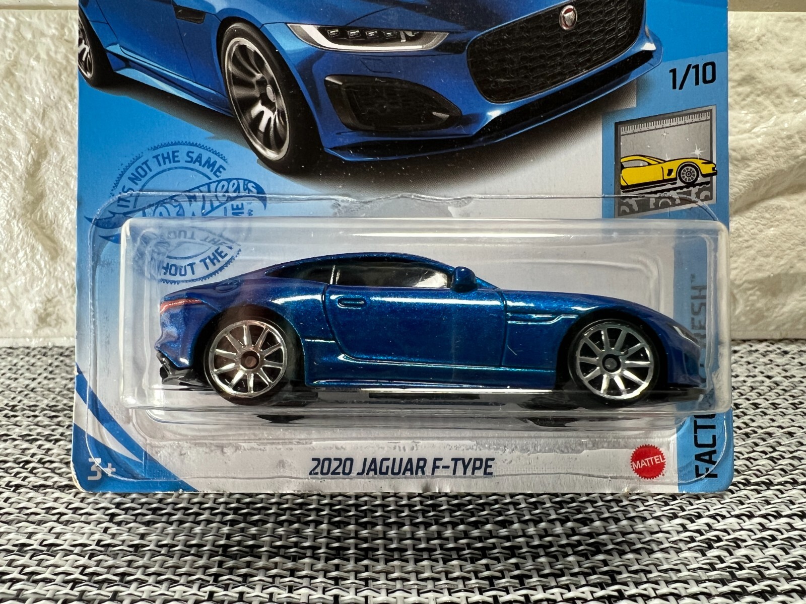 Hot Wheels Factory Fresh 1/10 2020 Jaguar F-Type 25/250 New For 2021 Blue