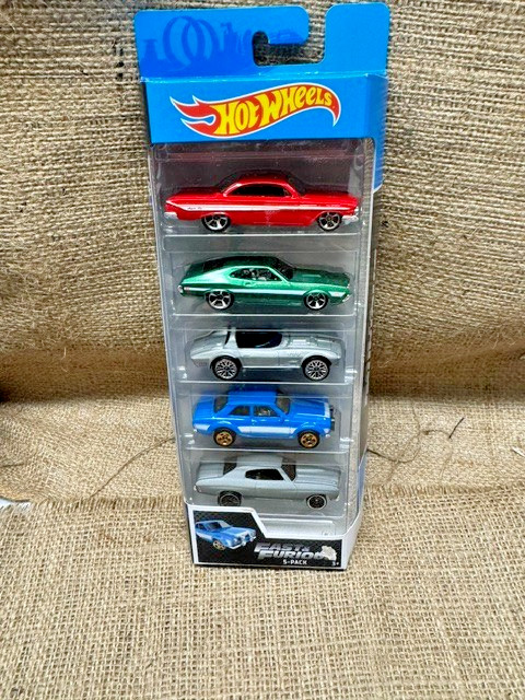 Hot Wheels Fast & Furious 5-Pack -GGH46 *New-Box Damage