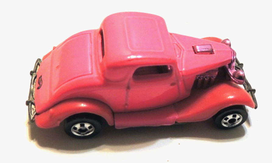Hot Wheels 3-Window ’34 “Hot Pink” w/ bws~Only found in Ford 5-pack 1995***MINT!
