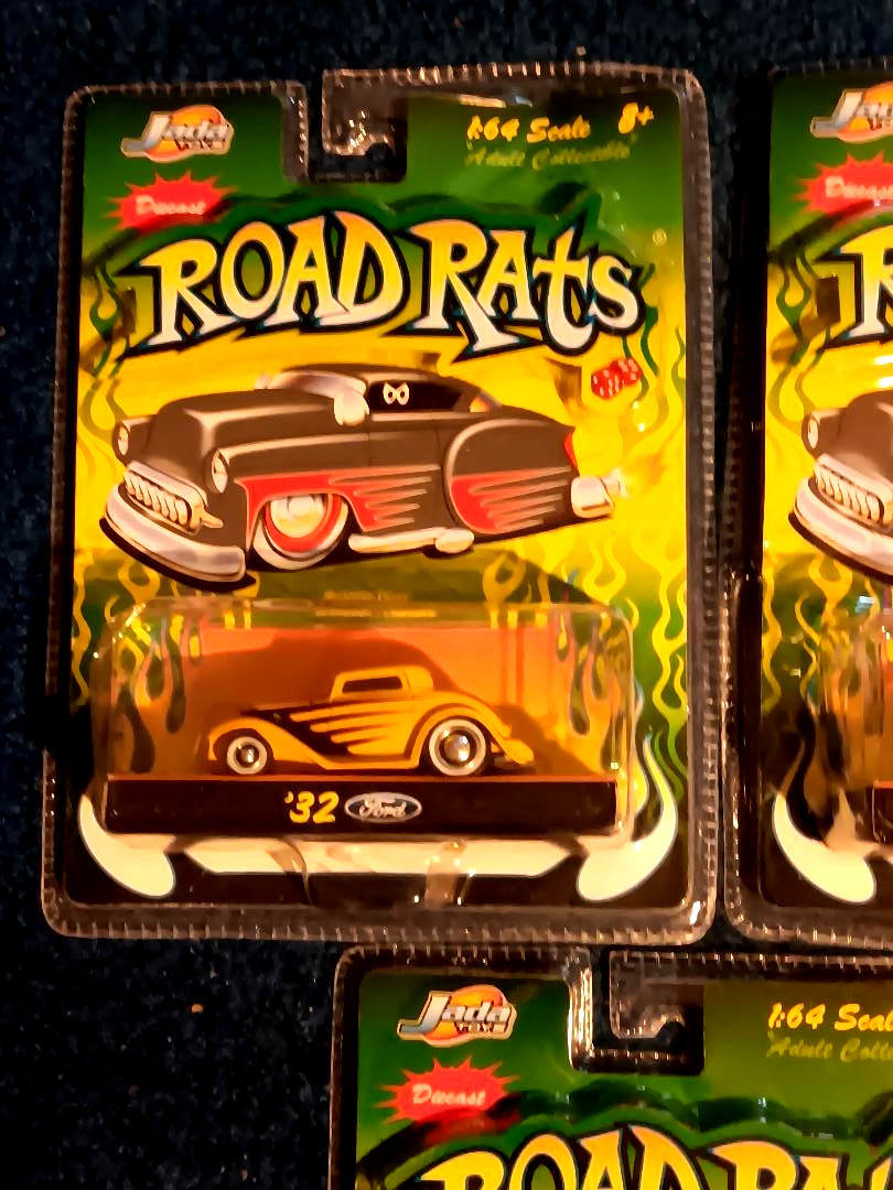 Road Rats diecast 51′ Merc, 32′ & 40′ Fords