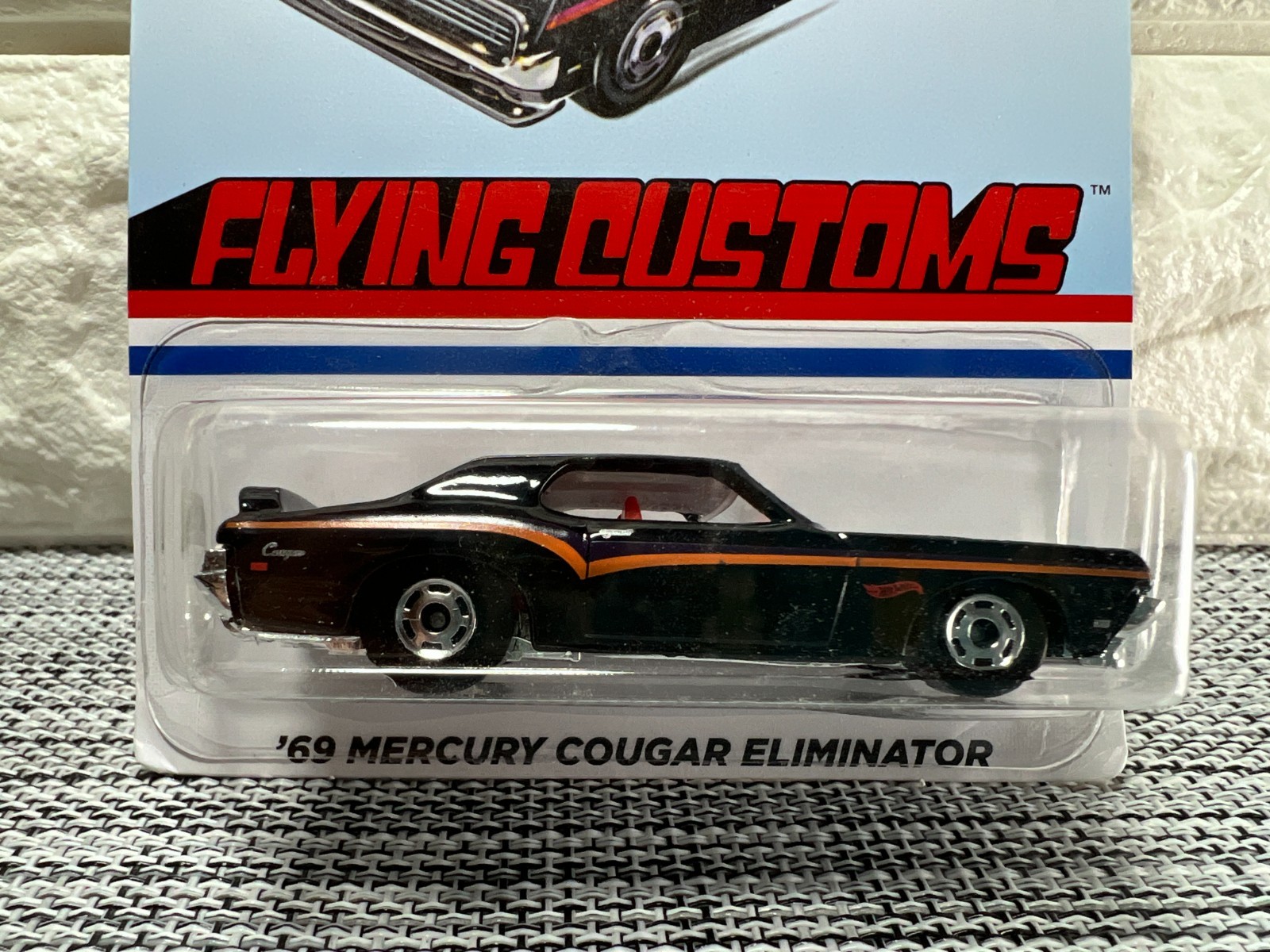 Hot Wheels Flying Customs ’69 Mercury Cougar Eliminator Target Exclusive Black