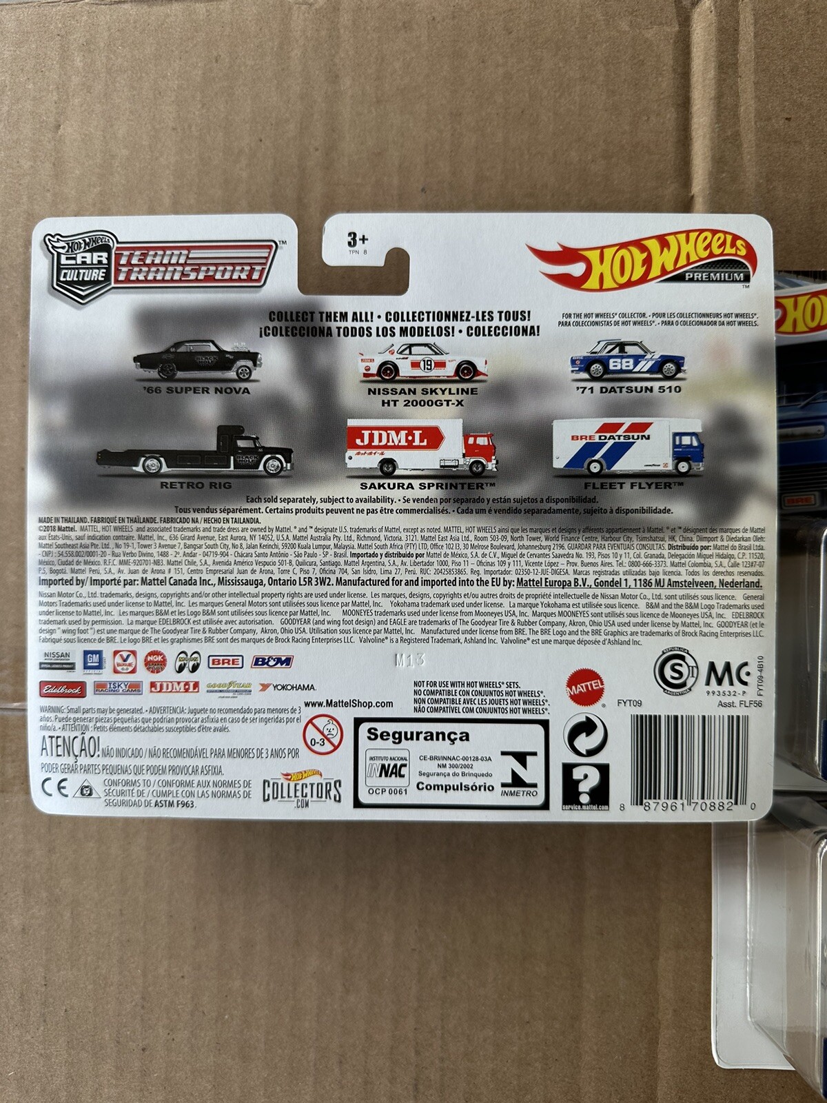 Hot Wheels Transporter 2019 1:64 Diecast Cars, NEW (Set of 3), FYT09 FYT08