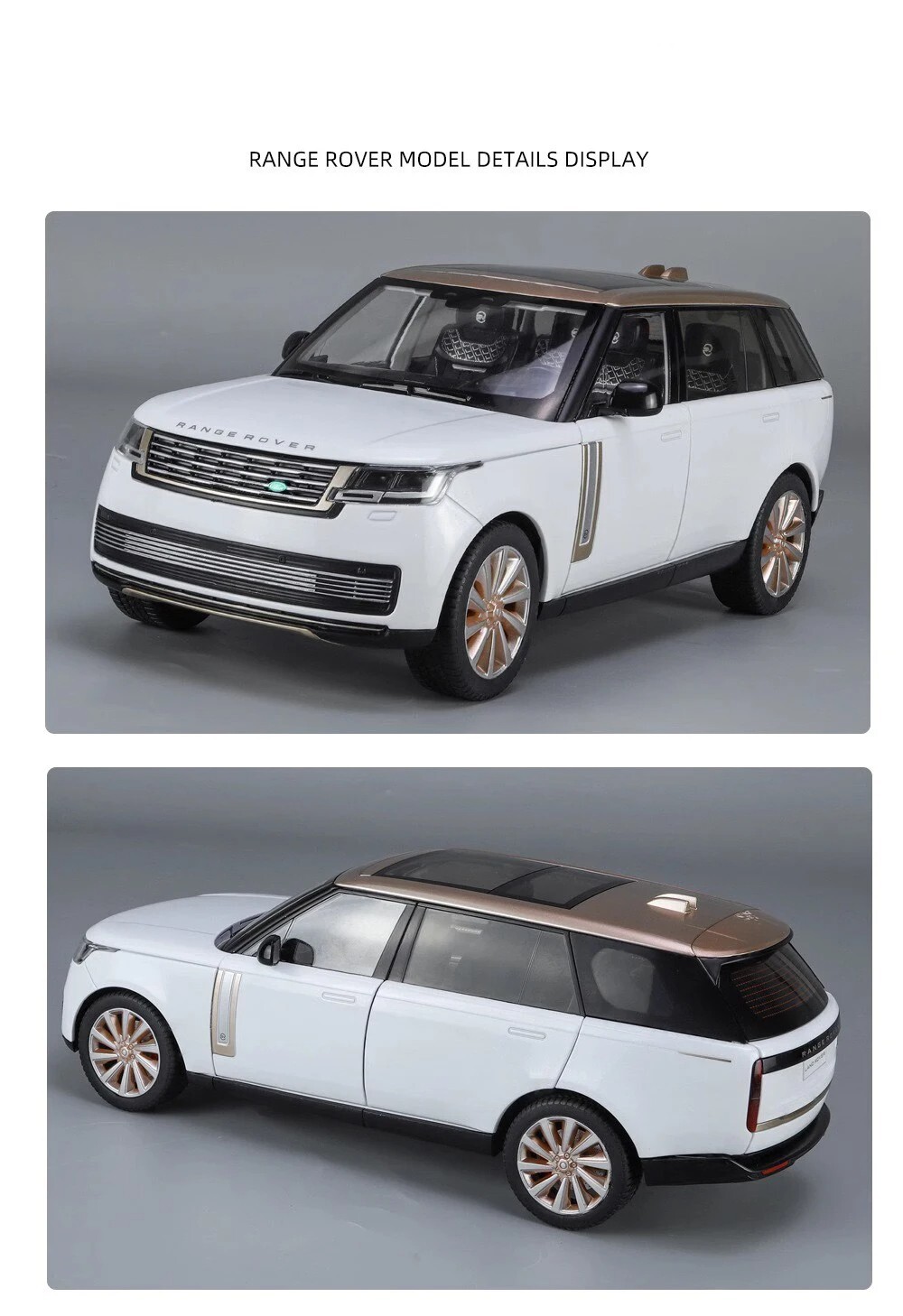 1:18 Land Rover Range Rover Fifty Diecast Vehicle Model Car Toy Collection Gift
