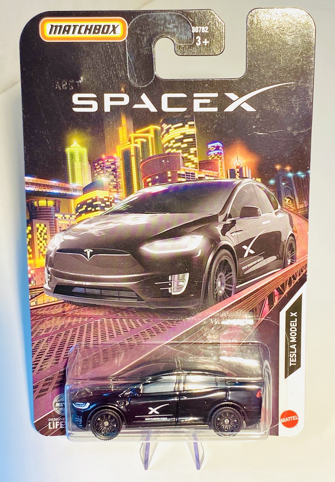 Matchbox SpaceX TESLA MODEL X 75/100 Black New in Box