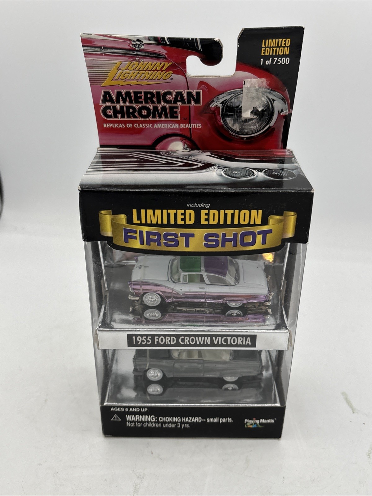 Johnny Lighting American Chrome Ed First Shot Set 1955 Ford Crown Victoria DC1