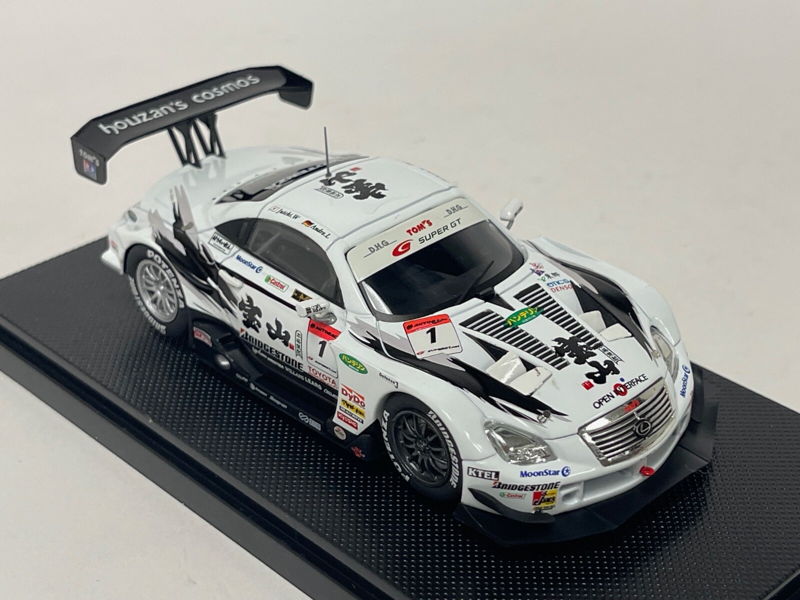 1/43 Ebbro Houzan Tom’s Lexus SC 430 JGTC 2007 car #1 #907 CS1046