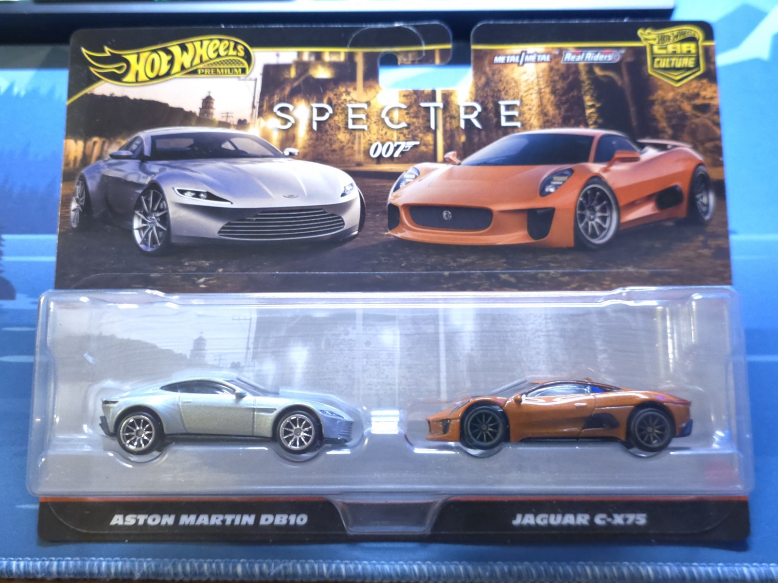 NEW 2025 Hot Wheels 2 Pack Spectre James Bond Aston Martin DB10 Jaguar C-X75