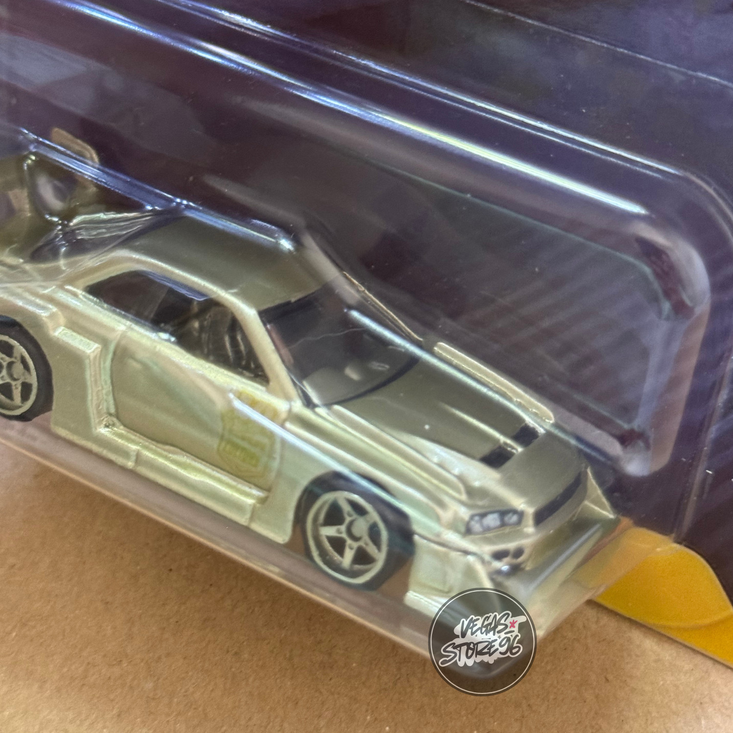 Hot Wheels Aero Styles Gold LBWK LB-ER34 Super Silhouette [Custom CHASE Diecast]