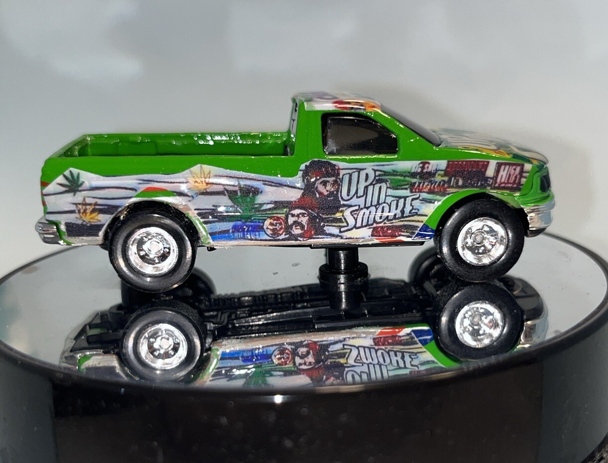 Hot Wheels JC Whitney Ford Truck it’s A Custom Real Riders Cheech & Chong