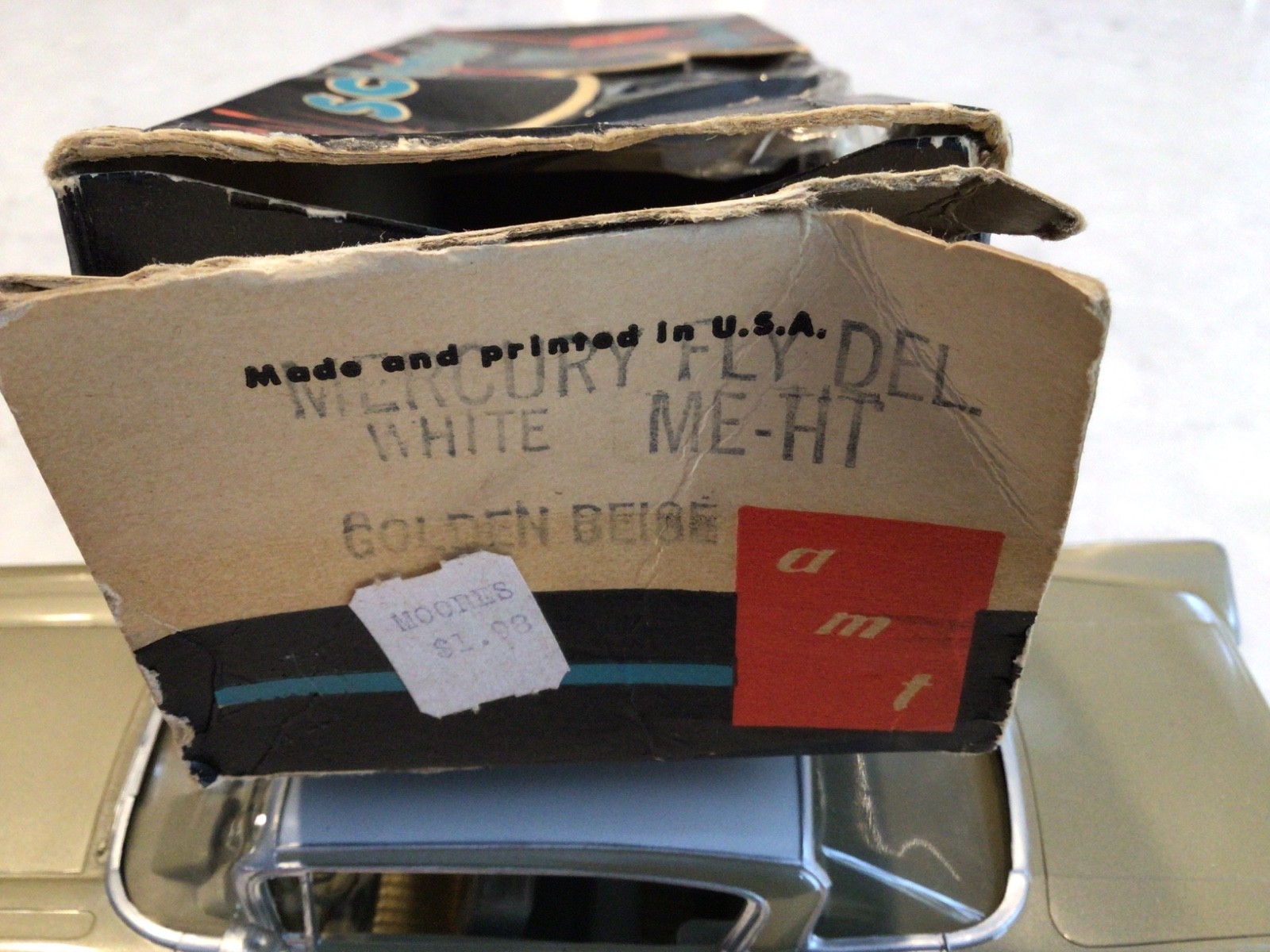 AMP 1959 MERCURY PARKLANE TWO TONE PROMO WITH FLY WHEEL IN ORIGINAL BOX