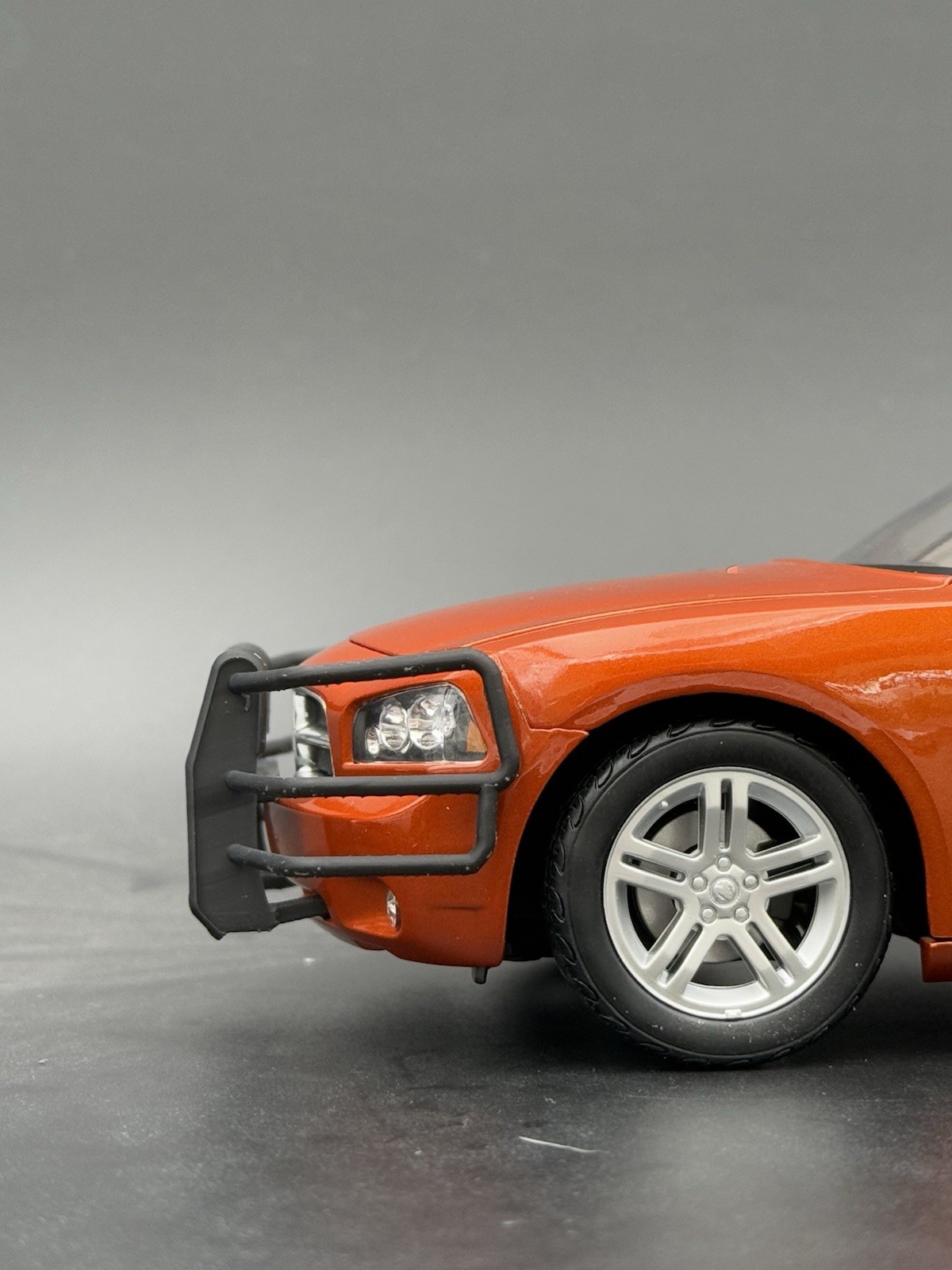 1/18 Go Rhino Wrap Around Push Bumper Pushbar Welly Dodge Charger Police 1851