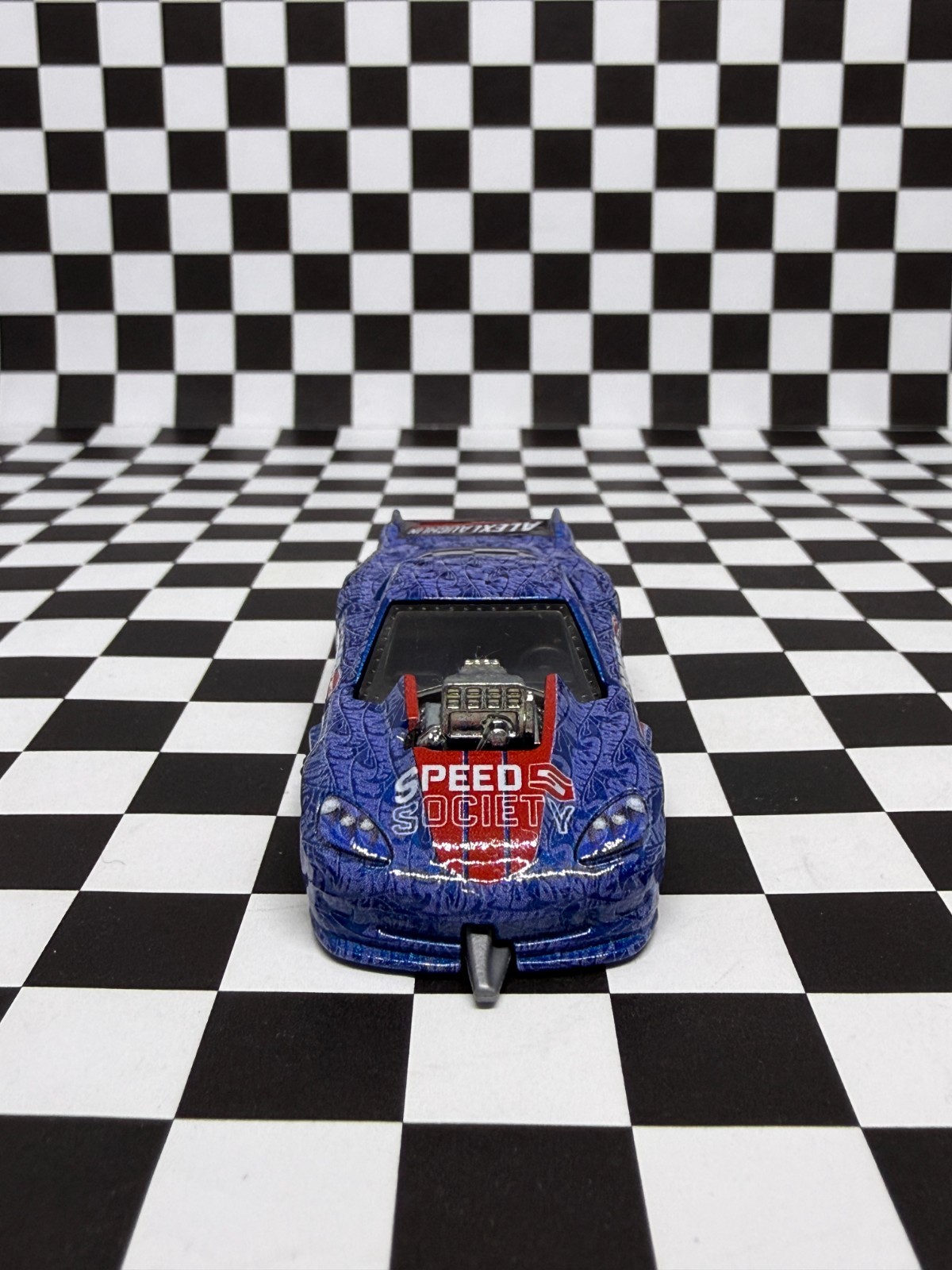 *LOOSE* Hot Wheels 2022 Boulevard Series Blue Corvette Z06 Drag Racer 1/64