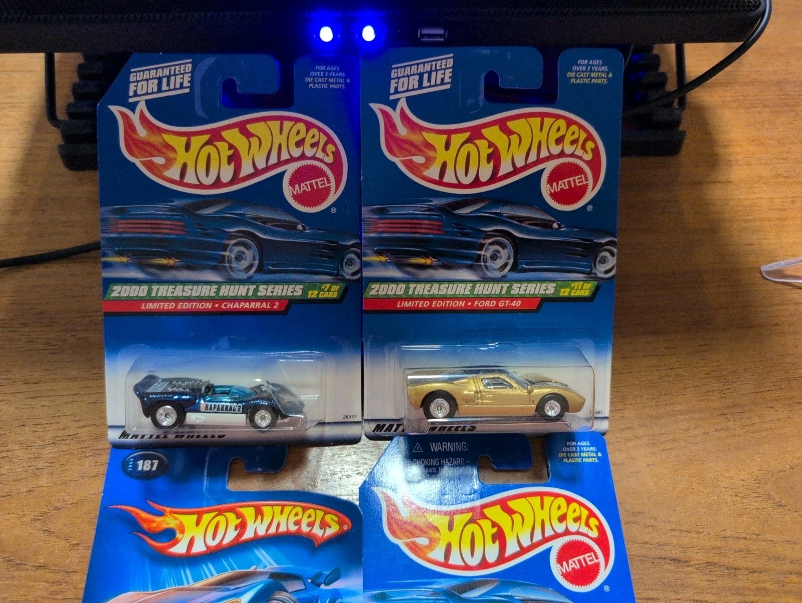 Hot Wheels Lot Of 4 (3) 2000 TREASURE HUNTS & (1) MYSTERY BEETLE CUP BUY IT NOW!