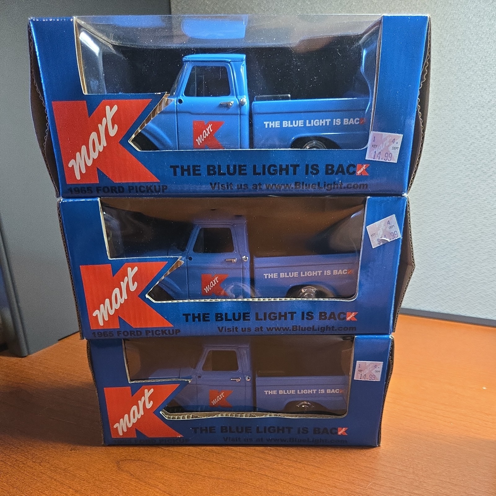Ertl Collectibles 2001 Kmart “Blue Light is Back” 1965 Ford Pickup – New in Box