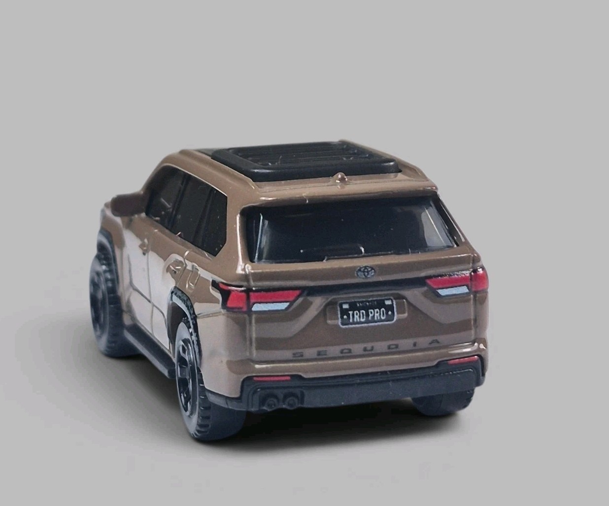 2024 TOYOTA SEQUOIA TRD PRO Diorama Collectible DieCast Model 1:64 Brown LOOSE