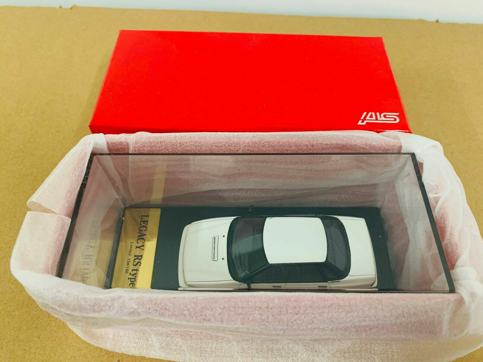 Subaru Legacy RS Type RA 1989 White 1/43 Scale Resin Model Car New in Box