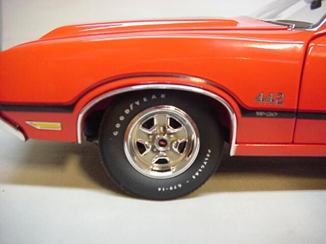 OLDS RALLY RED 442 W-30 455ci 1970 OLDSMOBILE 1/18 ACME #A1805605B LTD 150 pcs