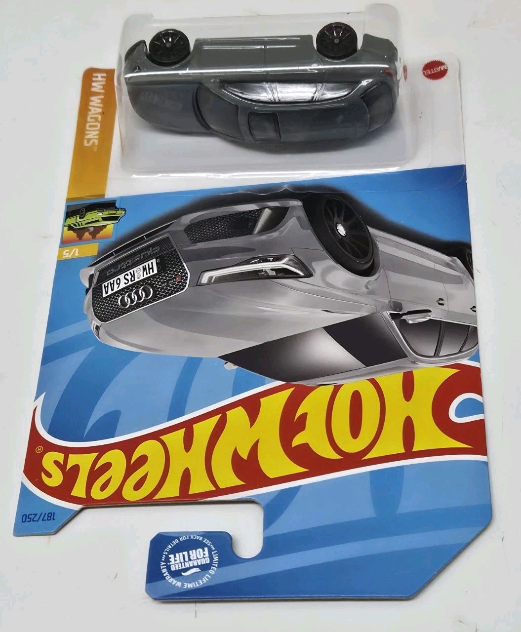 Hot Wheels 2024 ’17 Audi RS 6 Avant 187/250 Wagons Kroger Fry’s Gray