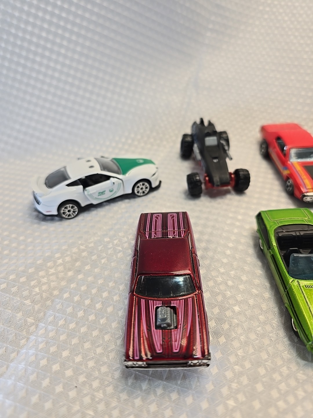 Mixed Lot of (9) Die Cast / Plastic Cars Various Condition and Brands