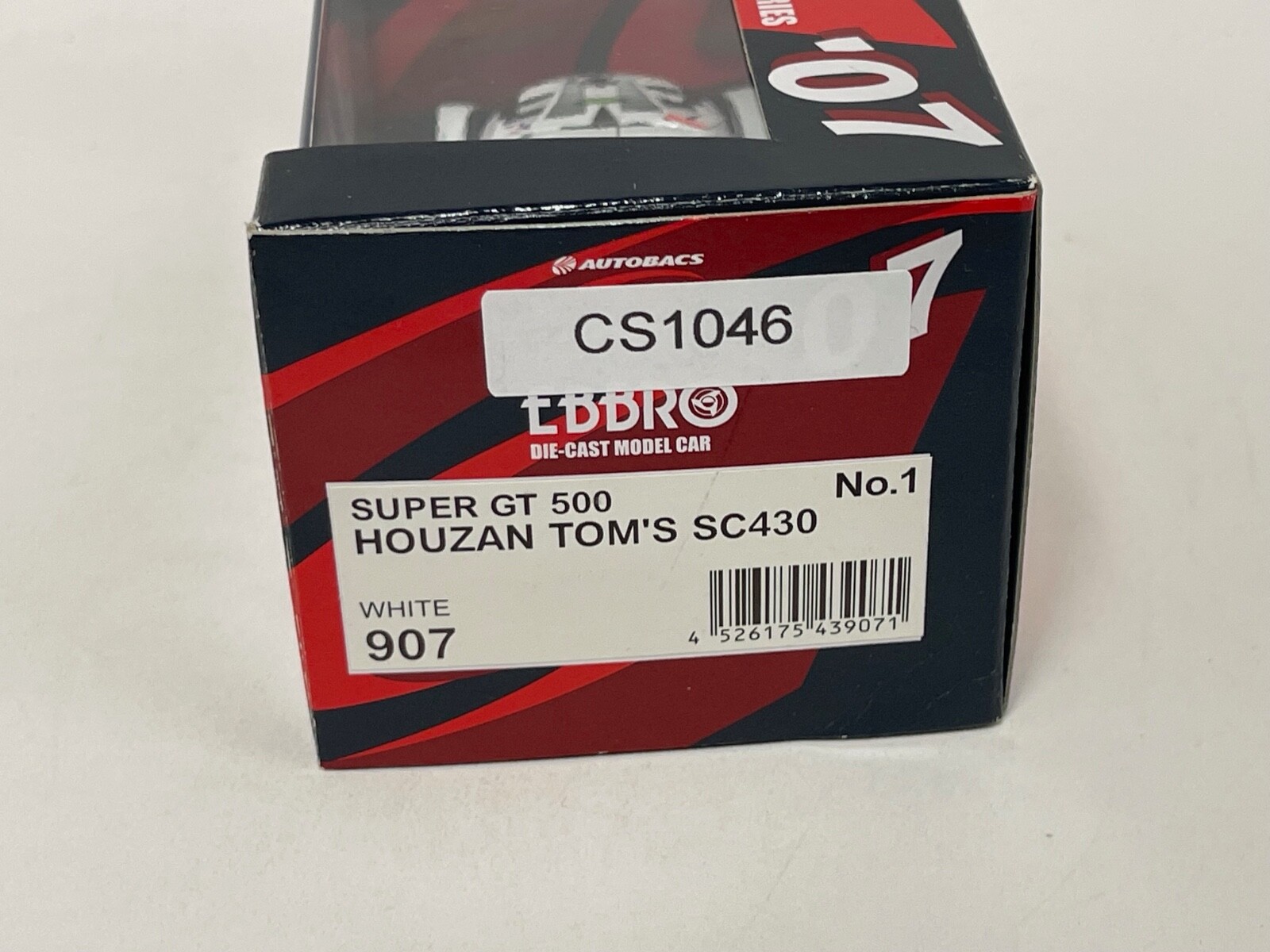 1/43 Ebbro Houzan Tom’s Lexus SC 430 JGTC 2007 car #1 #907 CS1046