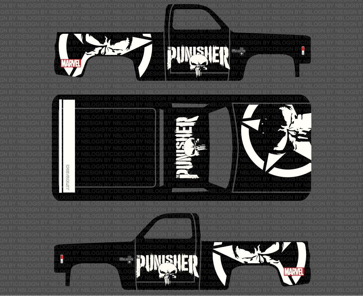 ’83 CHEVY SILVERADO Custom WaterSlide Decal for hot wheels 1/64 a1