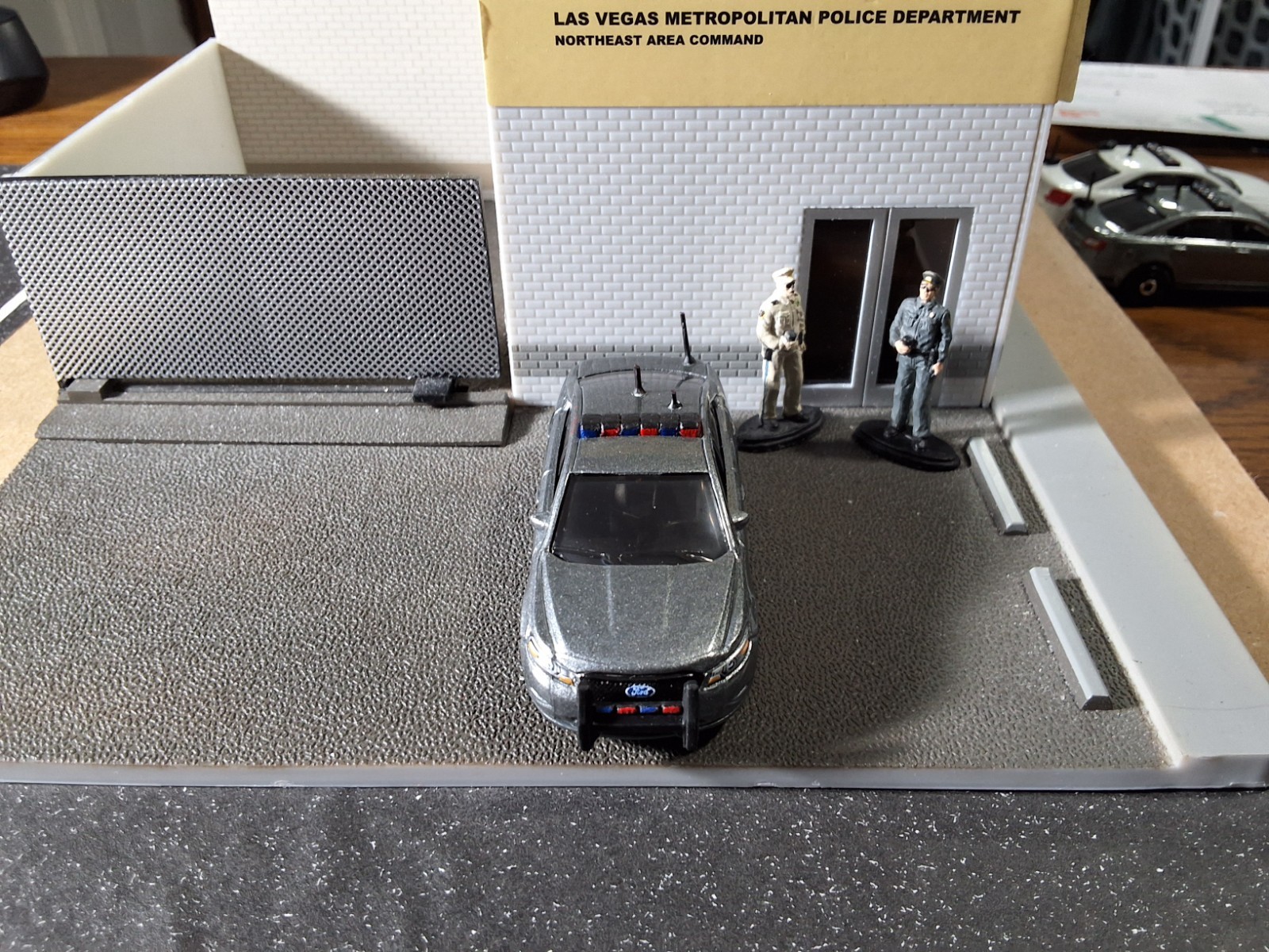MATCHBOX POLICE FORD TAURUS INTERCEPTOR GRAY CUSTOM UNMARKED BLANK UNIT