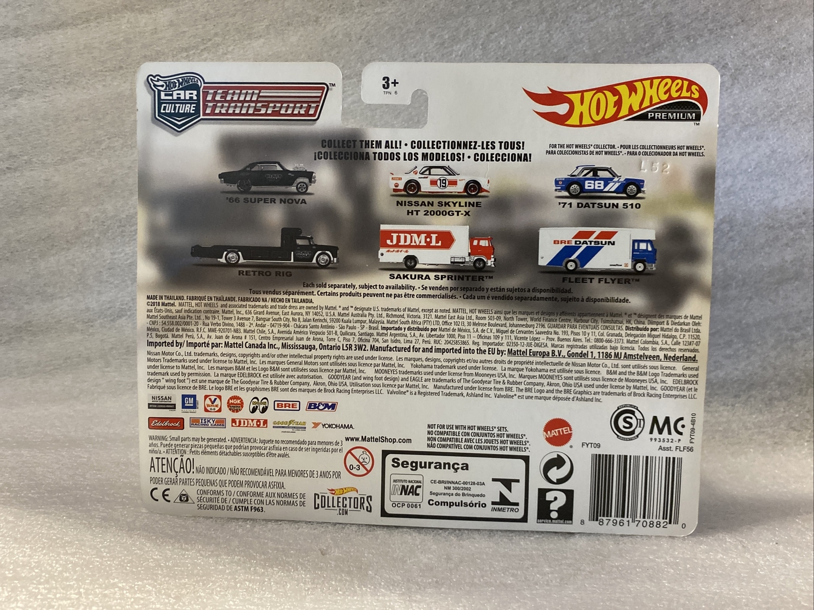 Hot wheels exclusives team transport ‘66 Super Nova Retro Rig #7 NIB