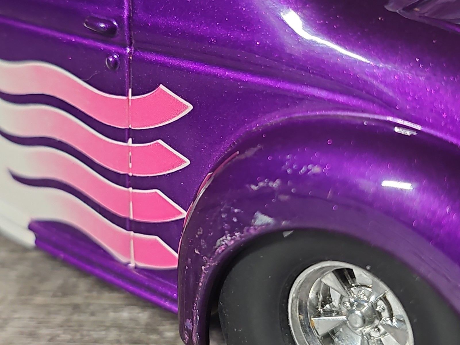 Vntg 2001 Racing Champions 1941 Willys Coupe 1:24 Purple Diecast Car NO BOX