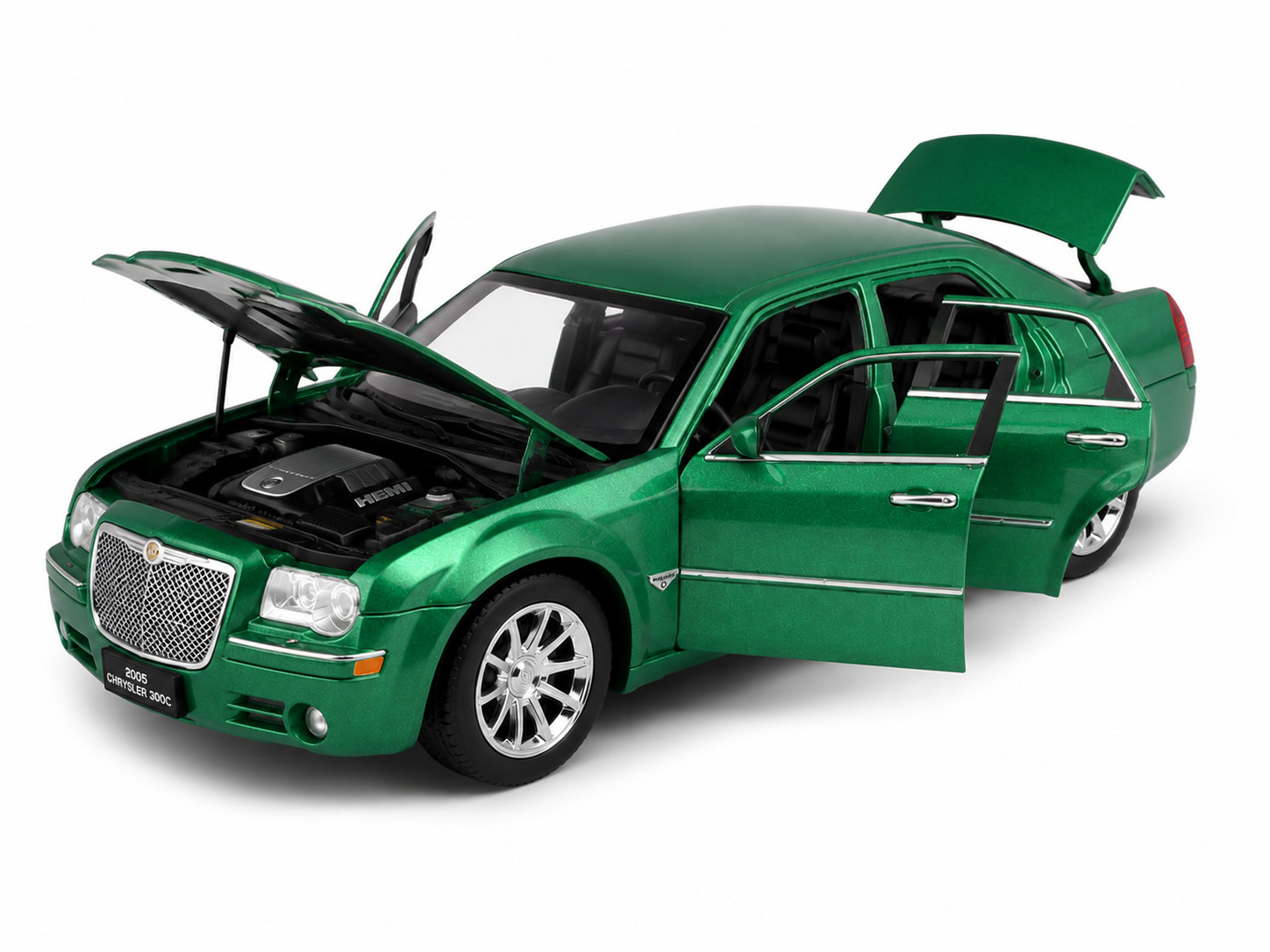 Chrysler Hemi 300C 2005 scale 1:18 Maisto metalized green