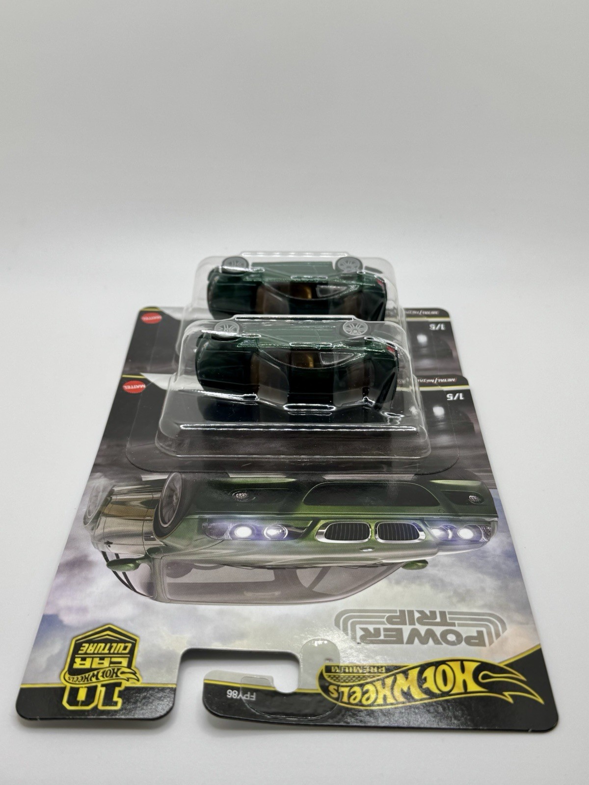 Hot Wheels BMW M3 E46 Green Power Trip FPY86-961 R 1/64 Lot Of 2