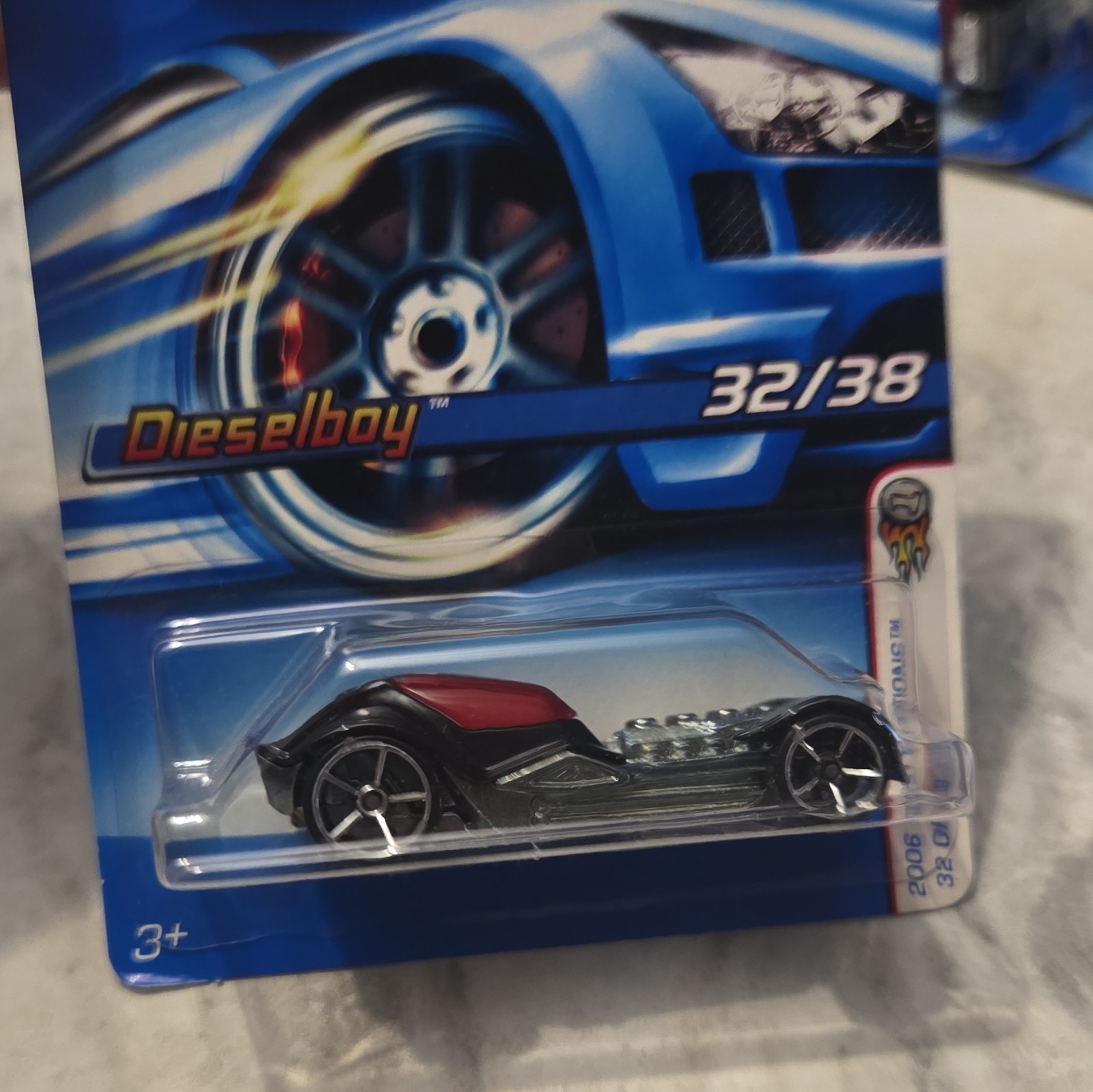 Hot Wheels 1:64 Diecast Dieselboy Car 2006 First Editions Silver Black Red