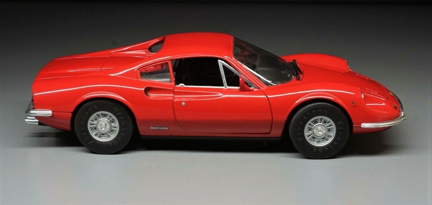 Ferrari Race Car Racing1:24Le Mans12Racer18Custom Built Metal Body Model RARE