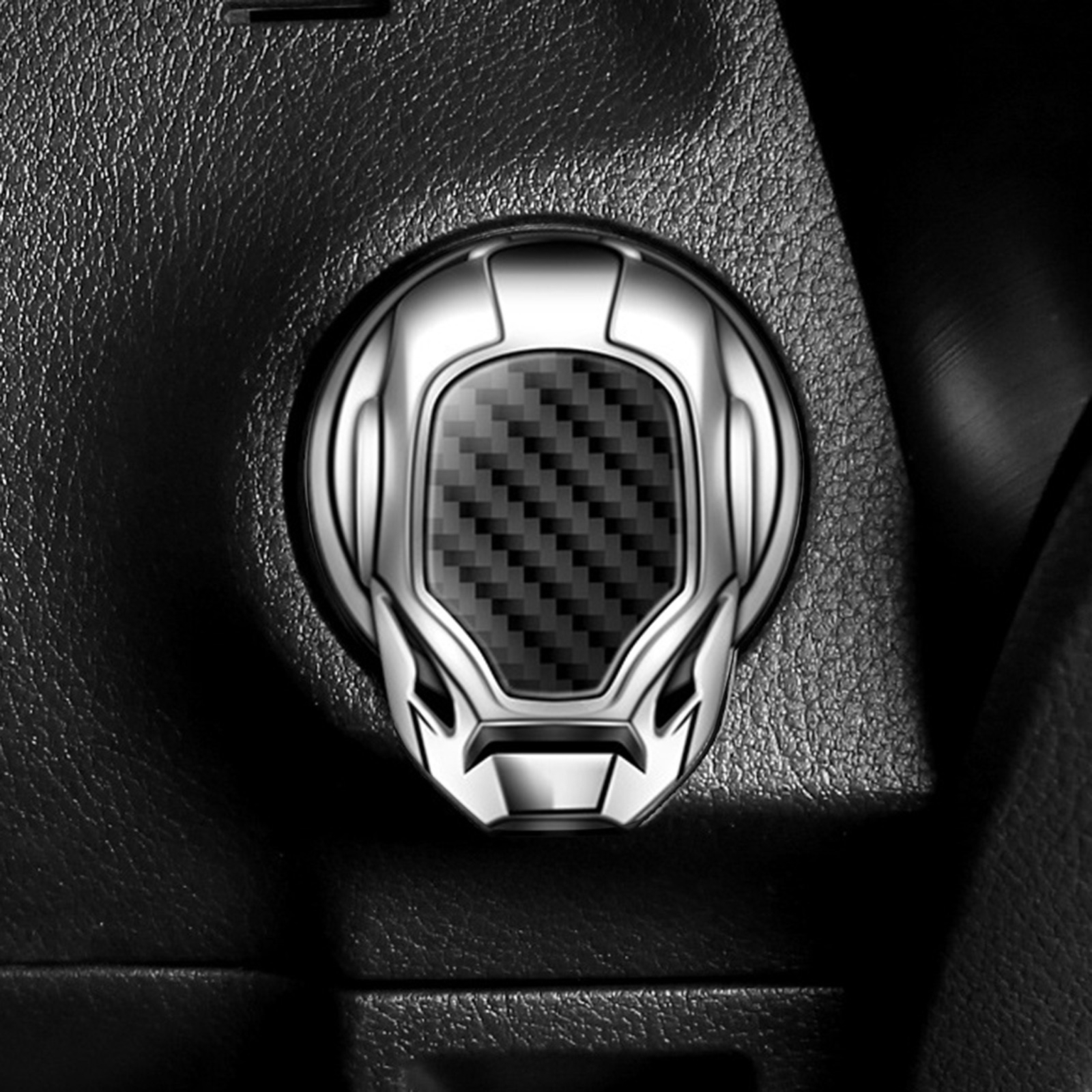 Universal Car Engine Start Stop Push Button Switch Decor Cover for Car Interior