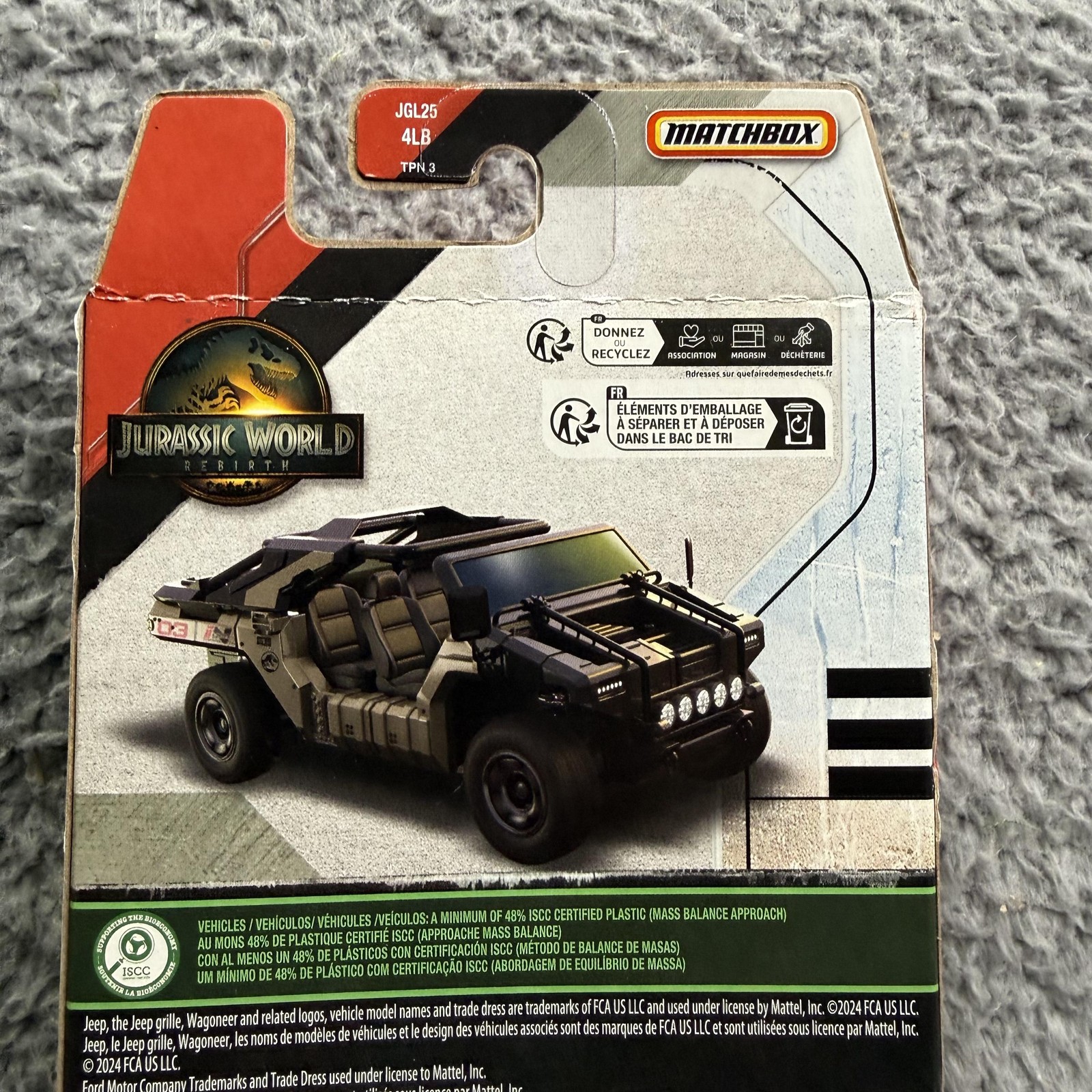 Matchbox Jurassic World Rebirth Jeep 1:64 Die-Cast 5 Pack Toy New Sealed