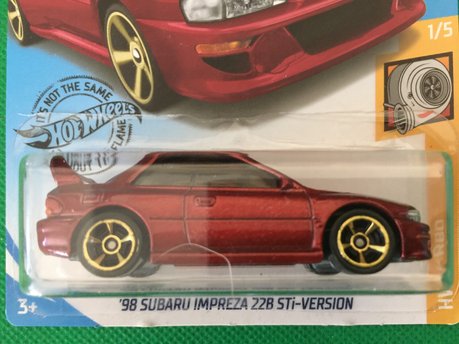 Hot Wheels 2020 HW Turbo Red Subaru Impreza 22B STi-Version JDM New For B136