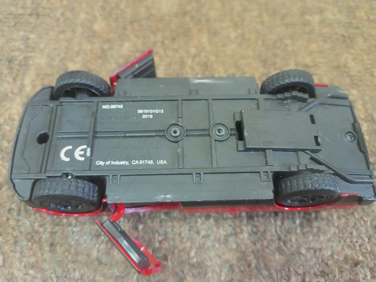 Kinsmart Dodge Ram 1500 Red Diecast Truck 1:46 Scale
