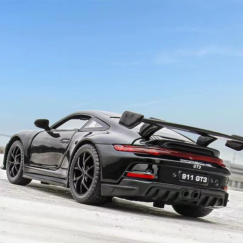 1:32 PORSCHE 911 GT3 RS Car Alloy Model Diecast with Sound Light Kids Gift NEW