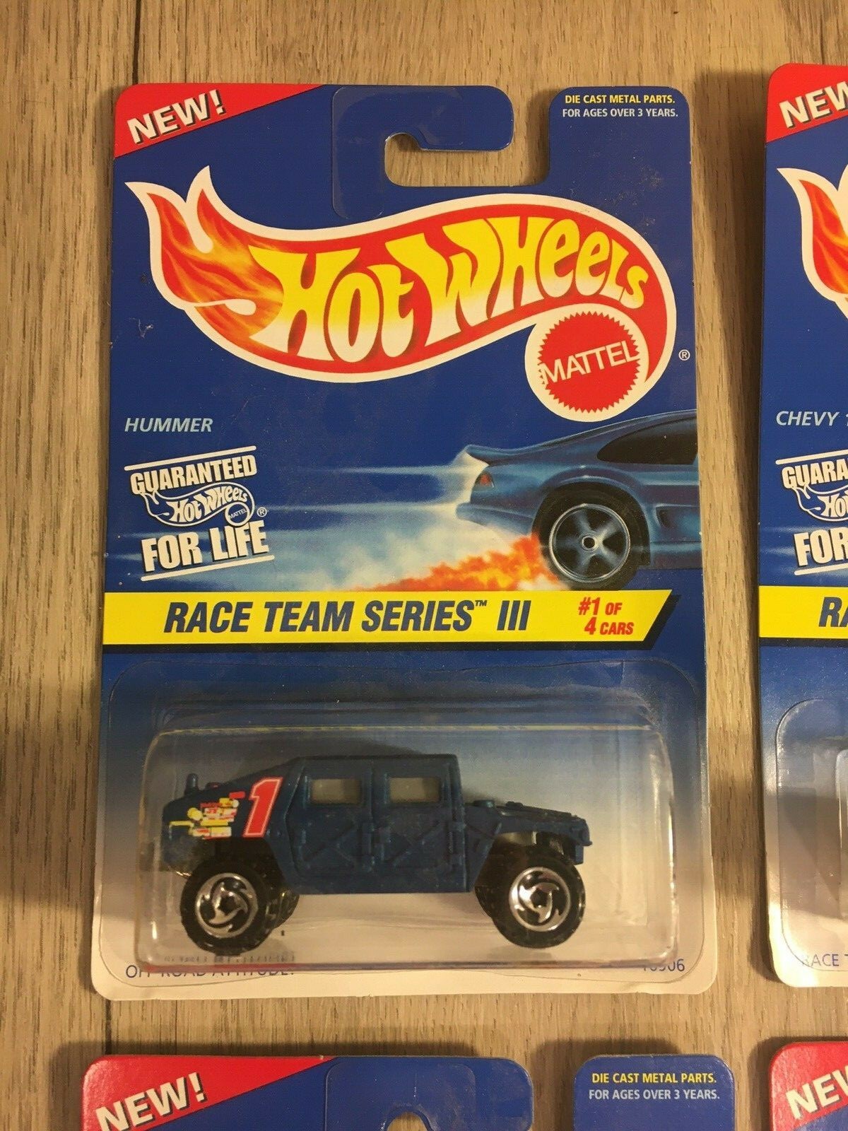 *MOC* *SET OF 4* Mattel Hot Wheels 1996 Race Team Series III
