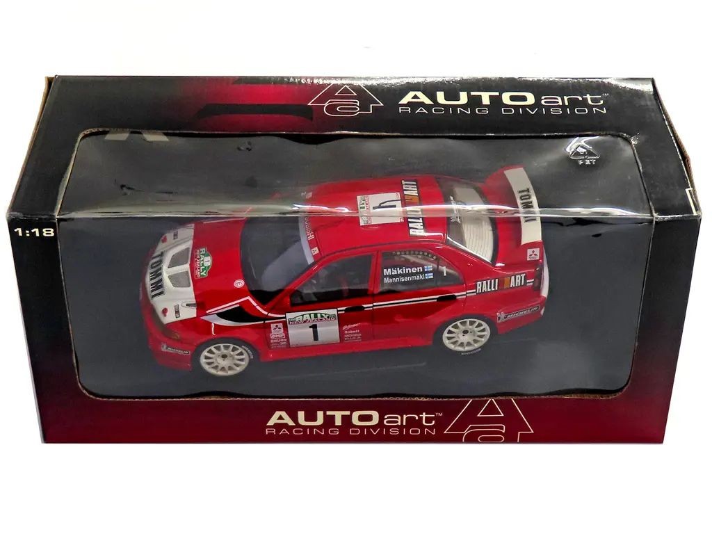 AUTOart 1:18 Mitsubishi LANCER EVO VI WRC ’99 MICHELIN #1 89941 Diecast Model Ca