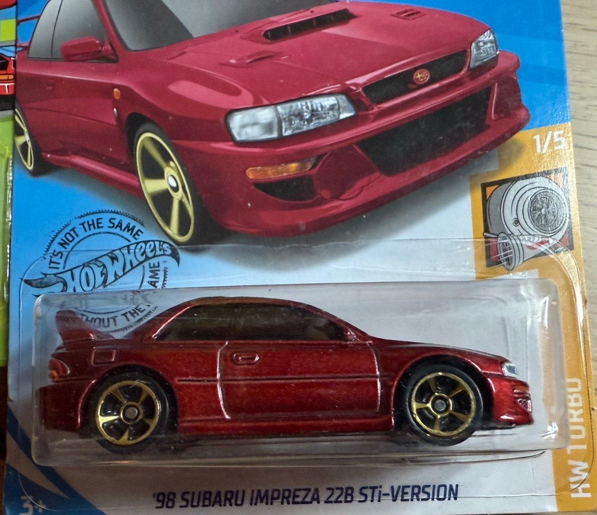 HOT WHEELS 98 SUBARU IMPREZA 22B STI-VERSION & WRX STI YELLOW & RED CAR SET NEW